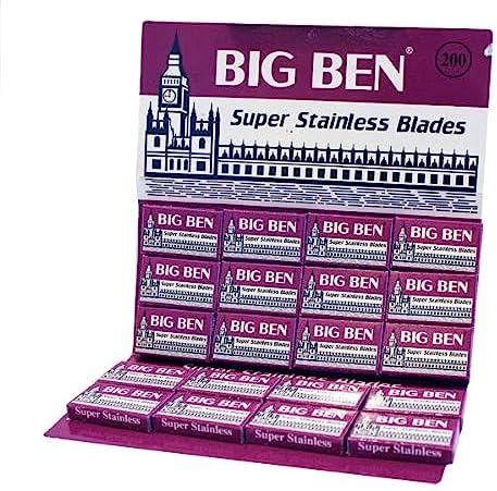 Big Ben "Super Stainless" razor blades (200 pcs.)