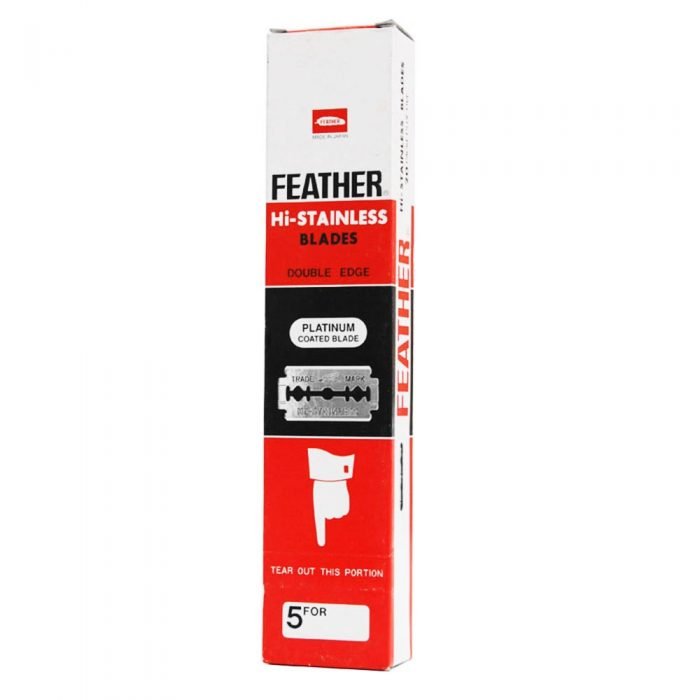 Feather "New Hi-Stainless" partaterät (100 kpl)