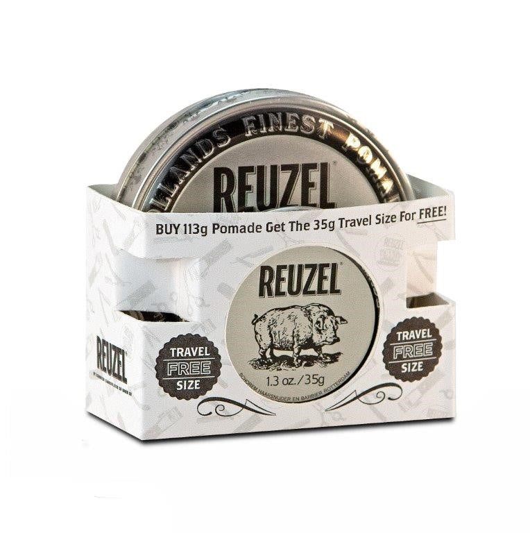 Reuzel DUO lahjasetti "Concrete Hold Matte" pomade (113g+35g)