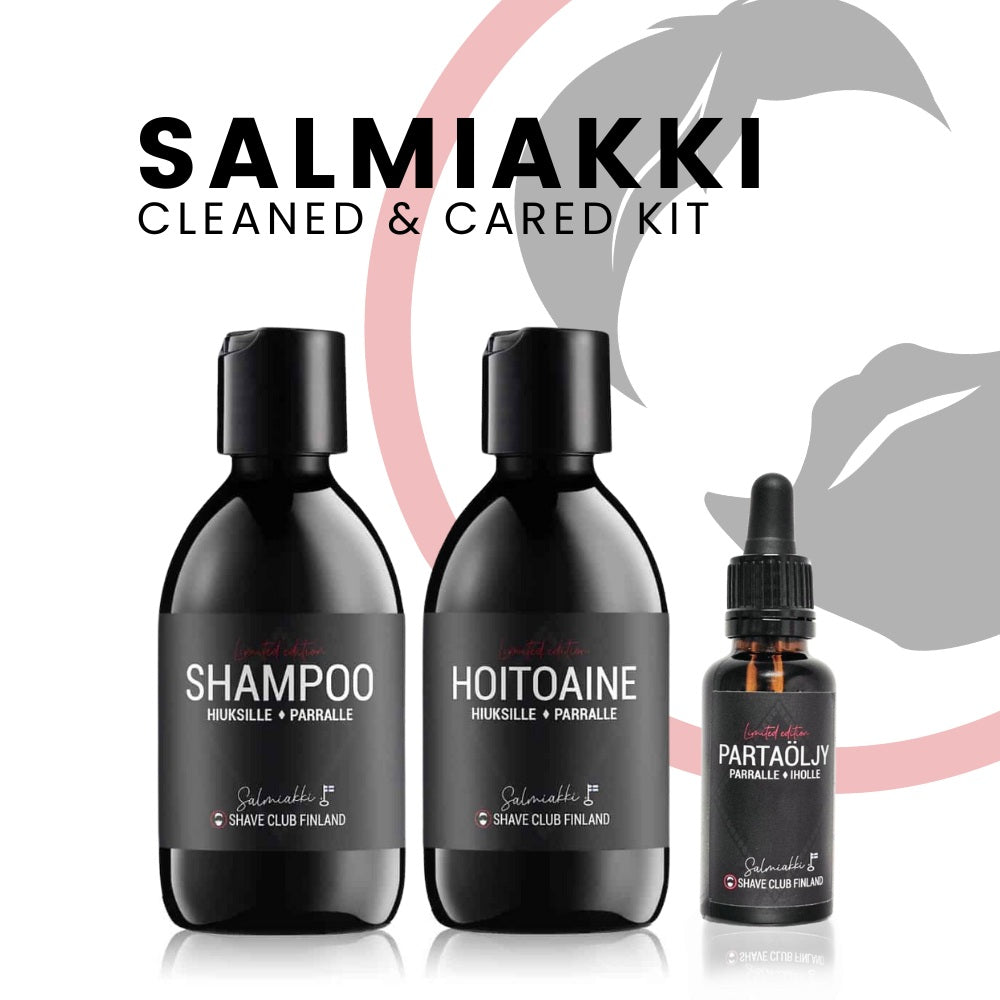 Shave Club "Salmiakki" Cleaned & Cared - kit