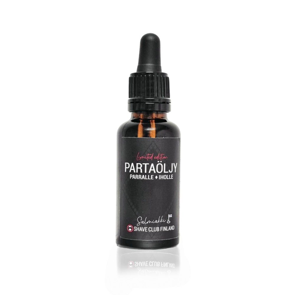 Shave Club "Salmiakki" partaöljy/monitoimiöljy (30ml)