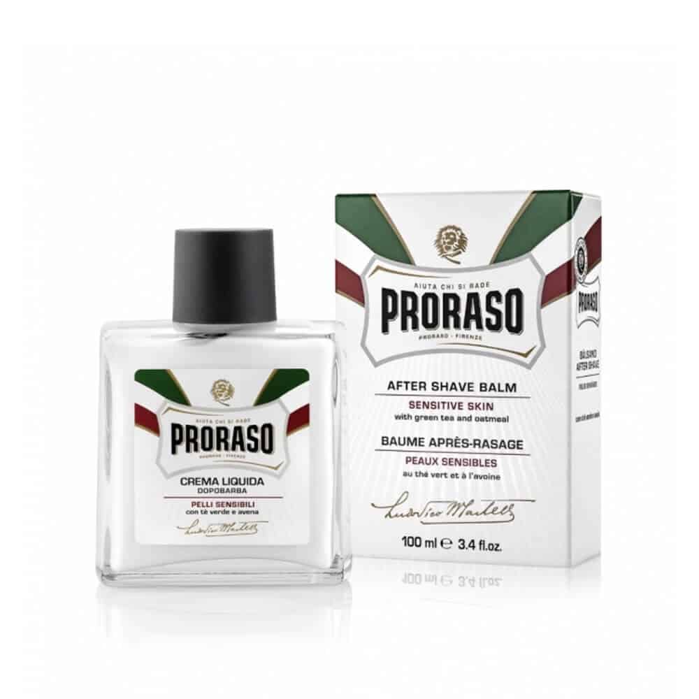 Proraso vihreä tee & kaura aftershave-balsami (100ml)