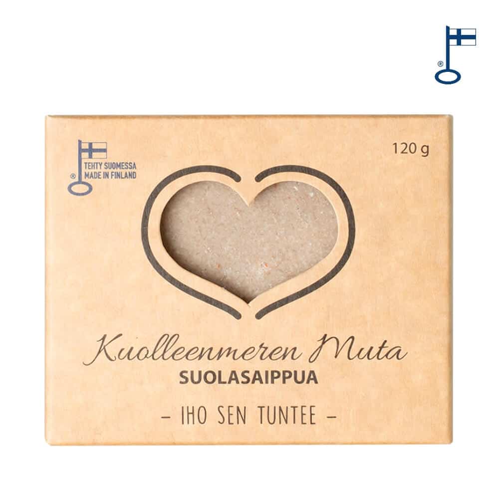 Catteco "Kuolleenmeren Muta" suolasaippua (120g)