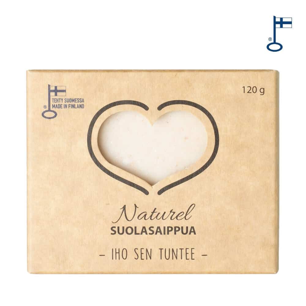 Catteco "Naturel" salt soap (120g)
