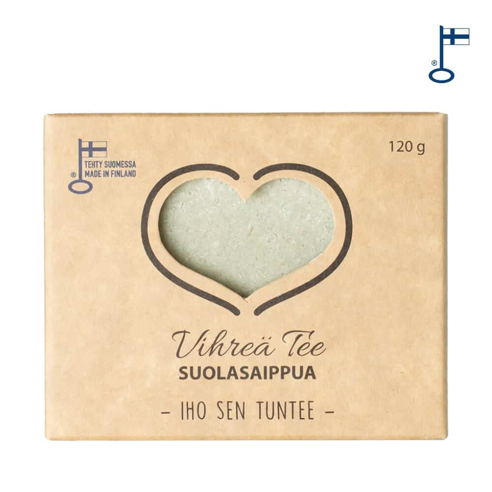 Catteco "Green Tea" salt soap (120g)