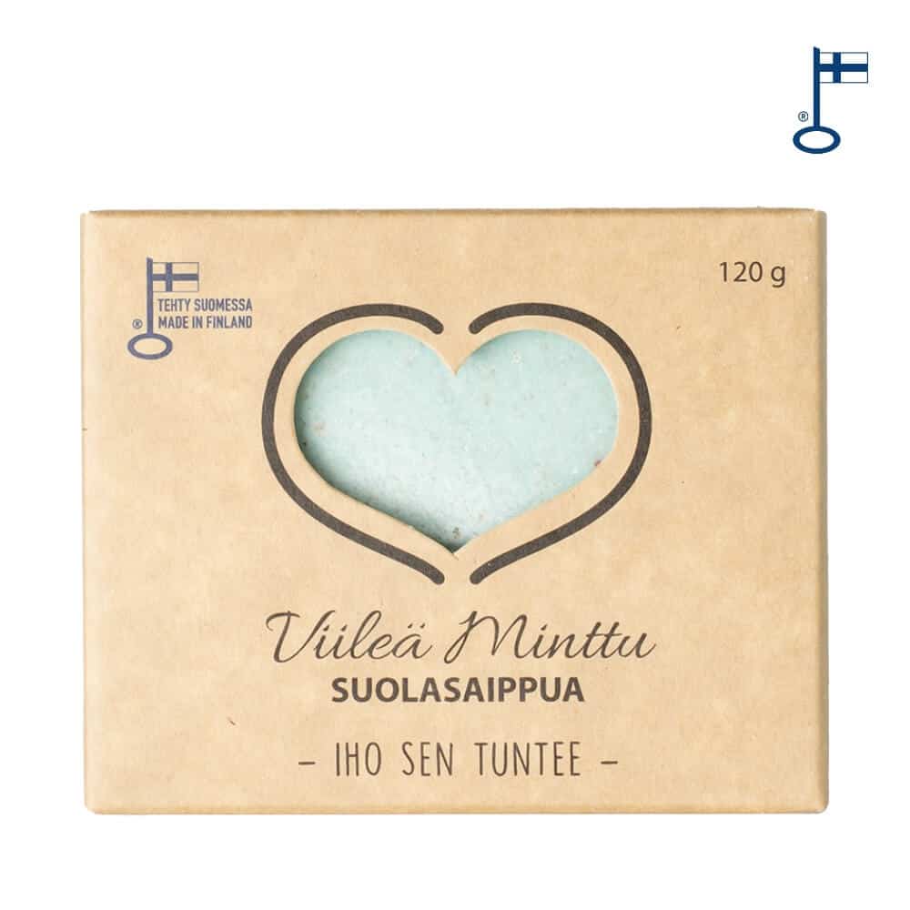 Catteco "Cool Mint" salt soap (120g)