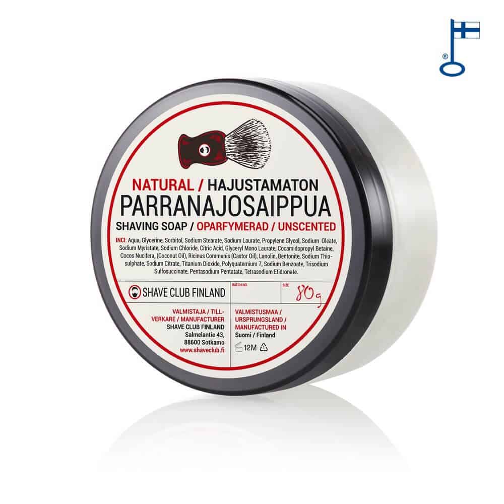 Shave Club "Natural" parranajosaippua (80g)