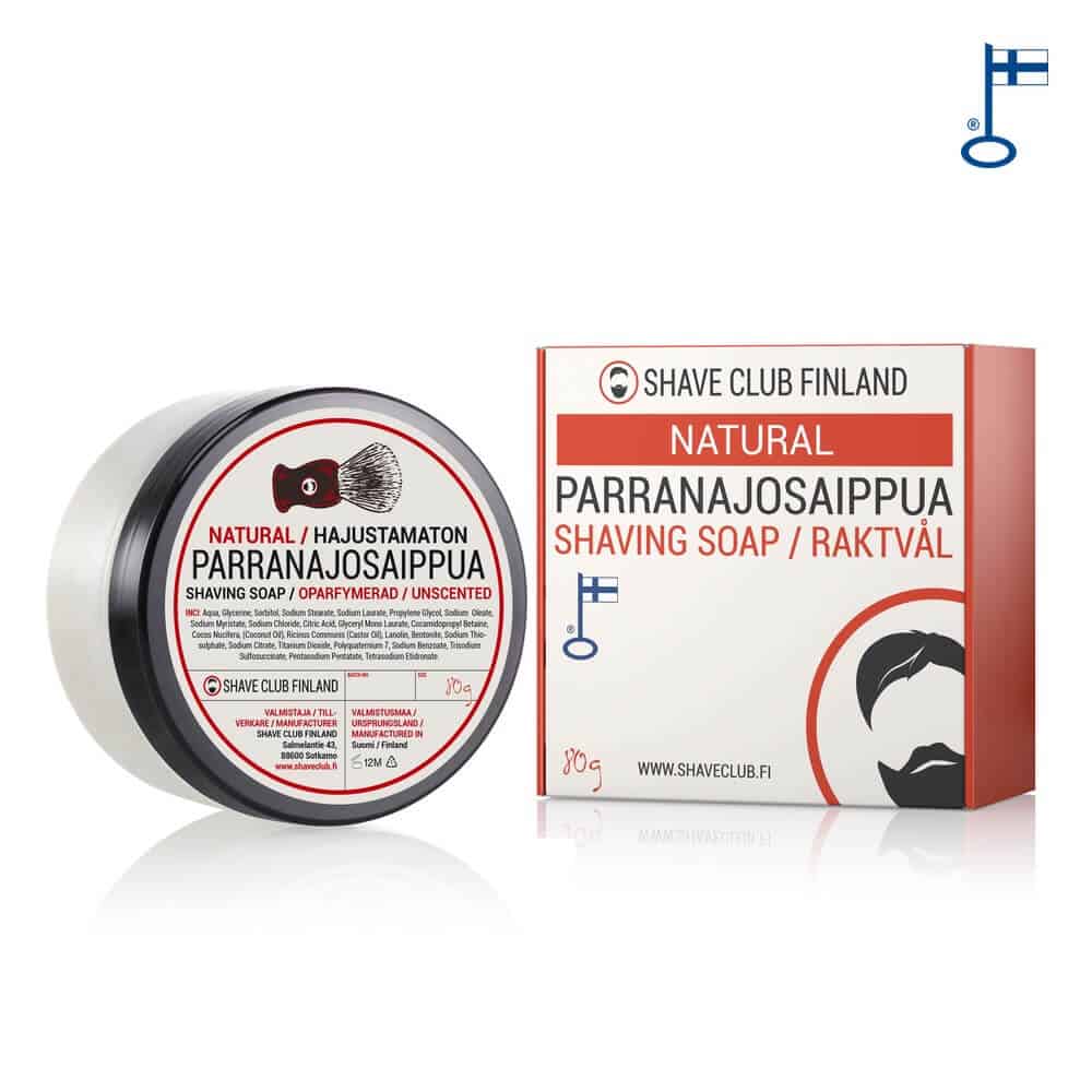 Shave Club "Natural" parranajosaippua (80g)