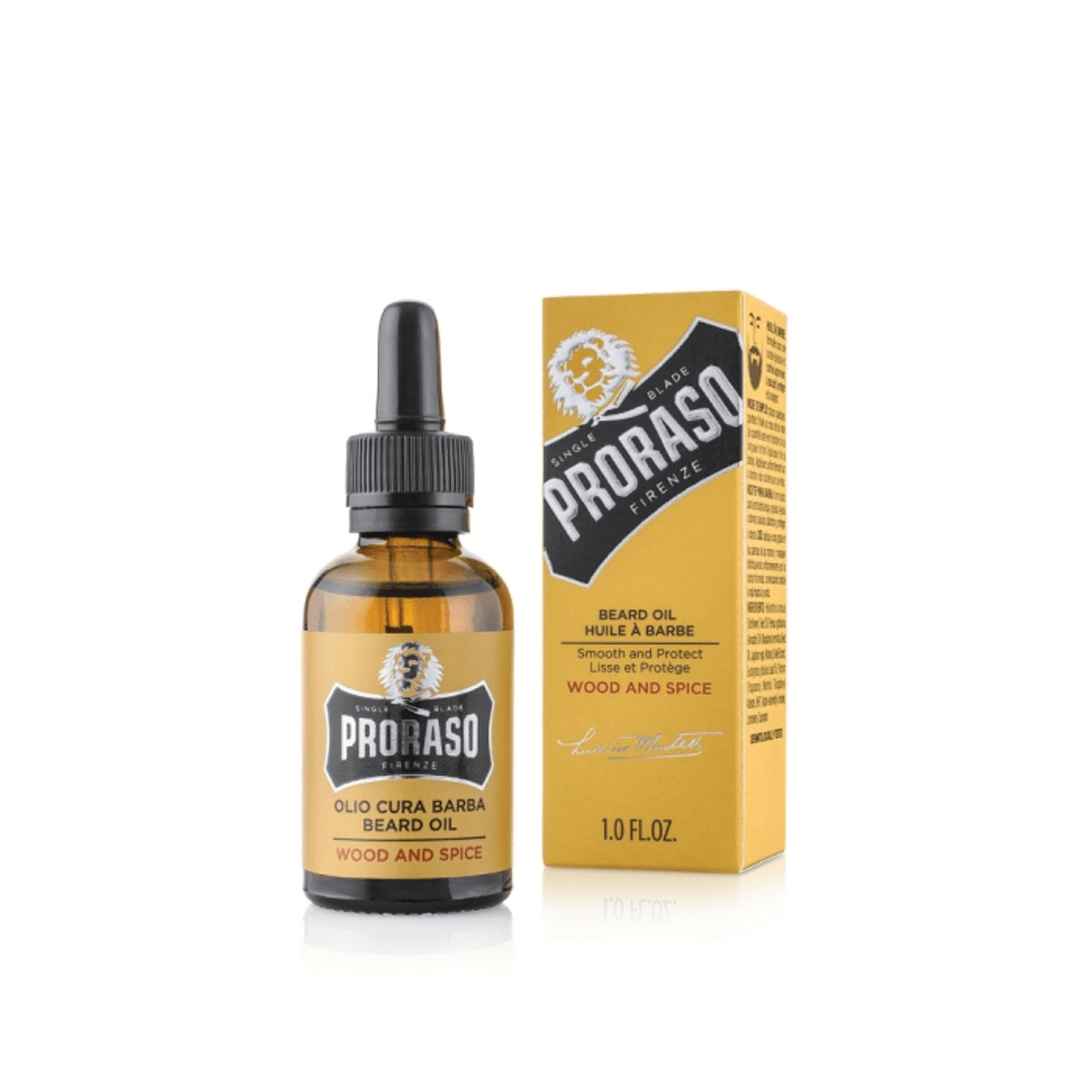 Proraso "Wood and Spice" partaöljy (30ml)