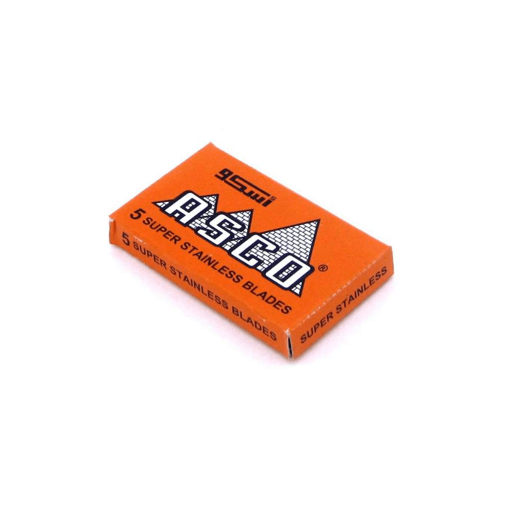 Asco "Super Stainless" razor blades (5 pcs.)