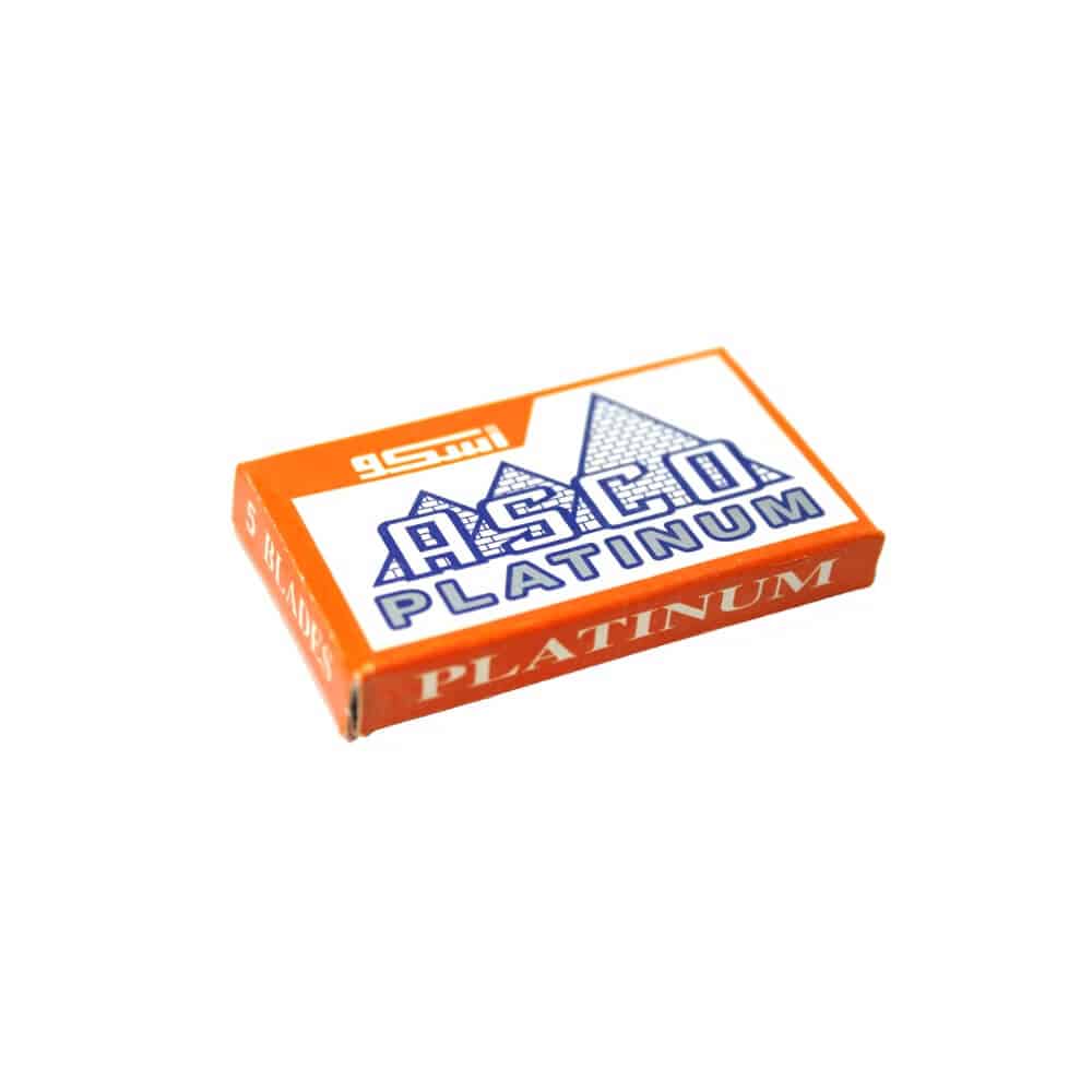 Asco "Platinum" razor blades (5 pcs.)