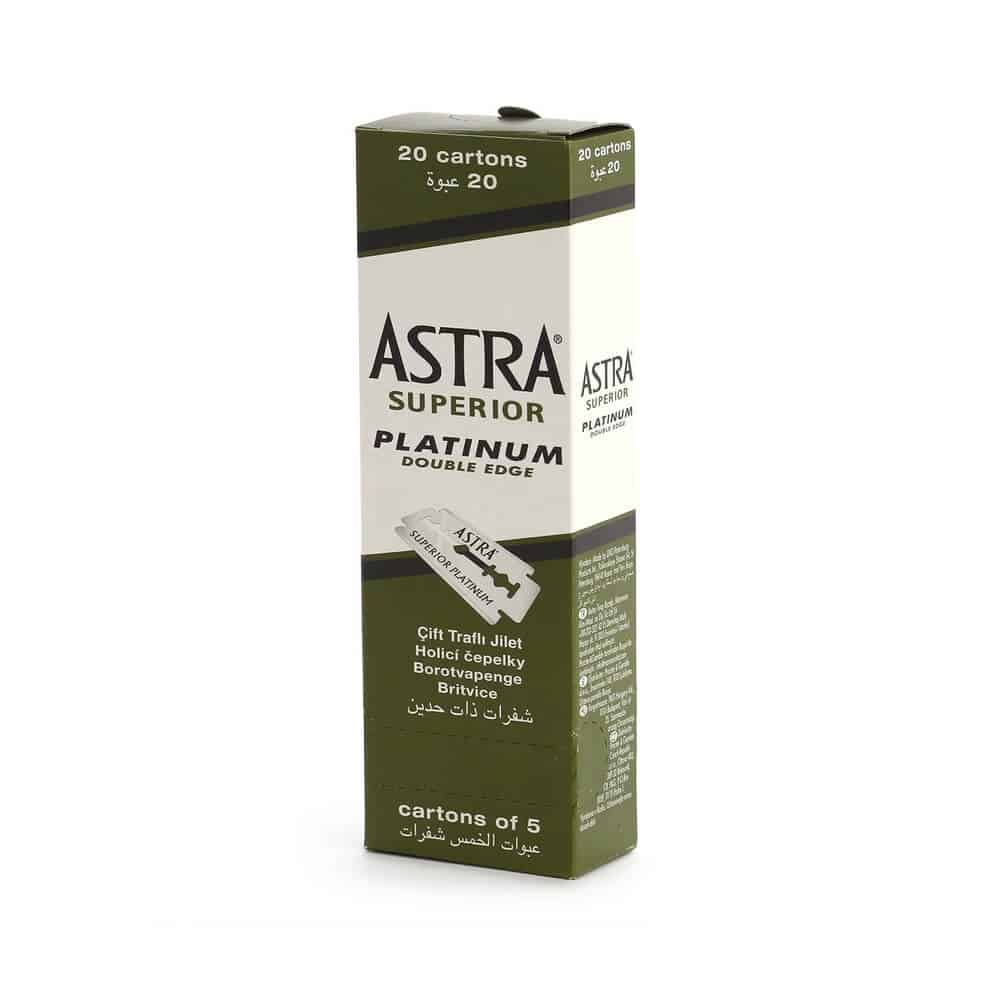 Astra "Superior Platinum" partaterät (100 kpl)