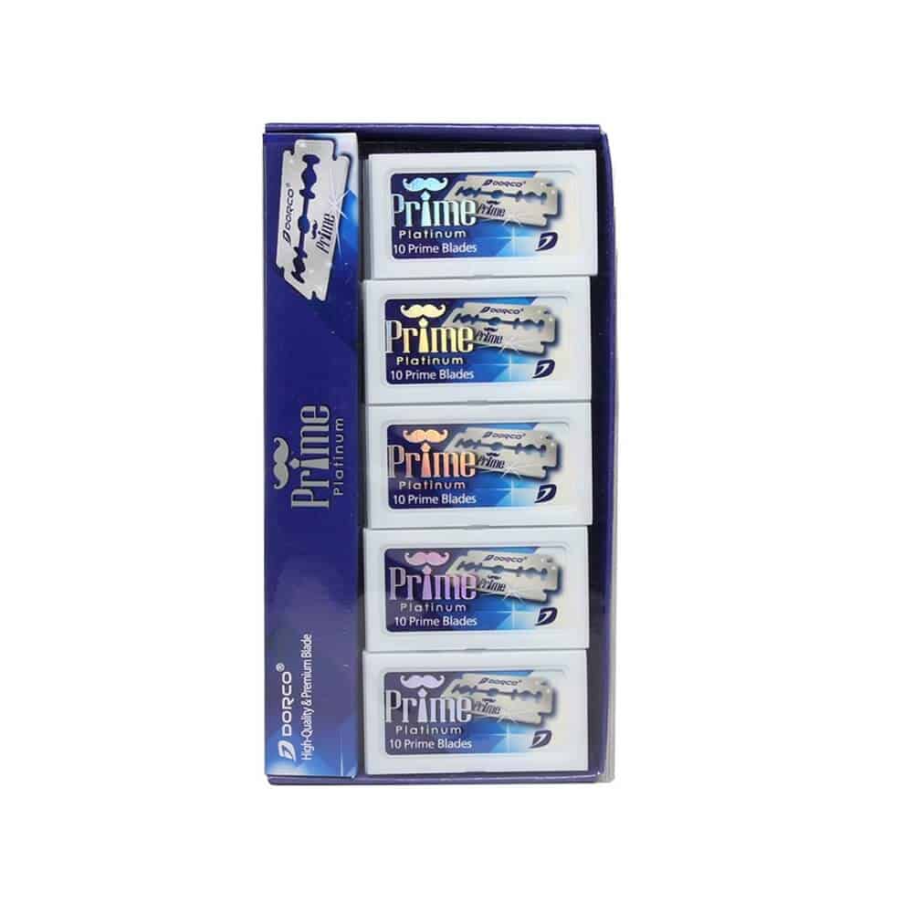 Dorco "Prime Platinum" partaterät (100 kpl)