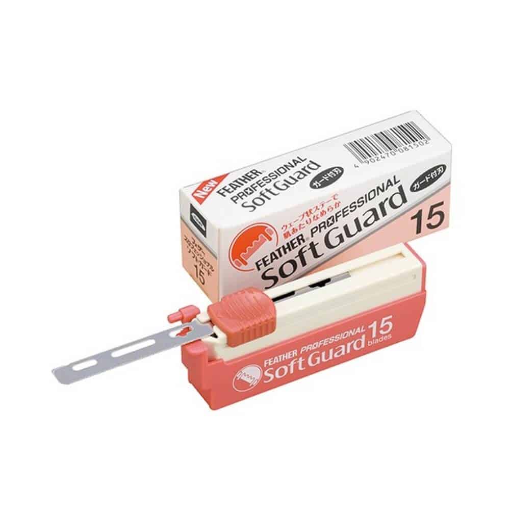 Feather "Soft Guard" partaterät shavetteen (15 kpl)