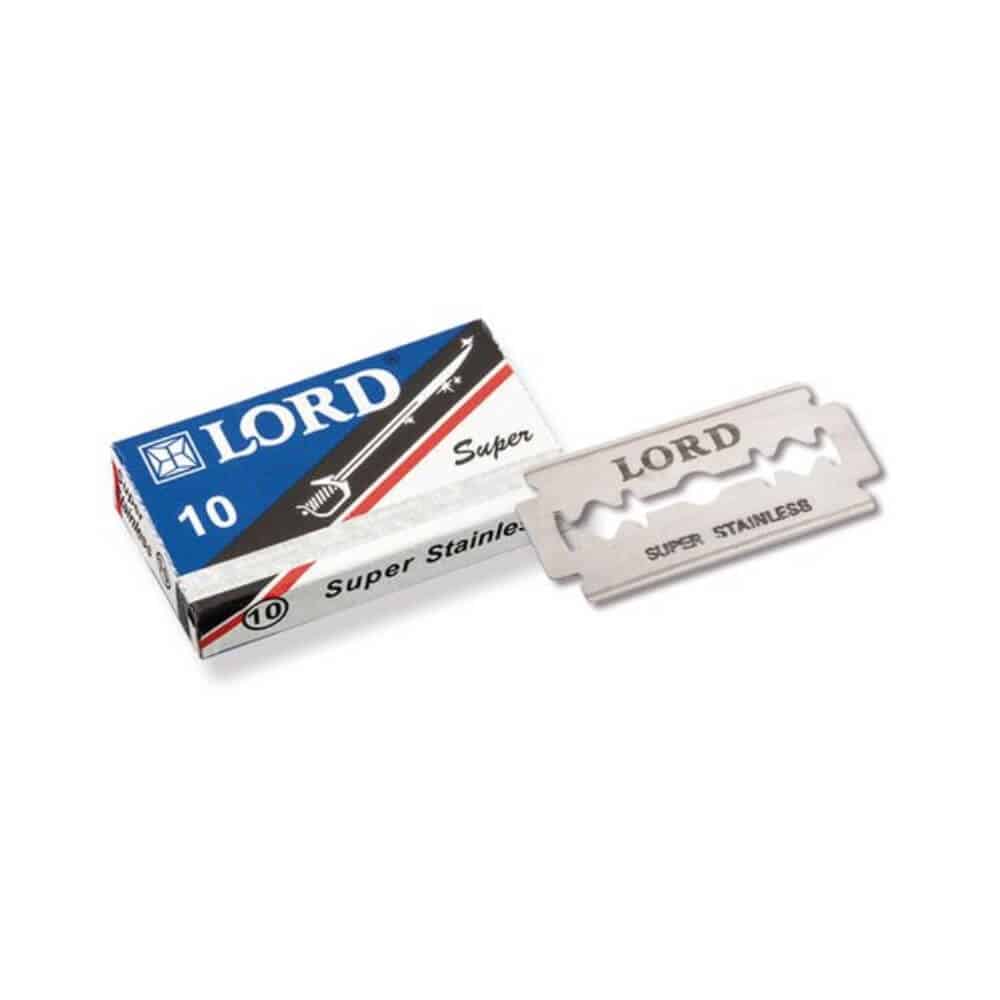 Lord "Super Stainless" partaterät (10 kpl)