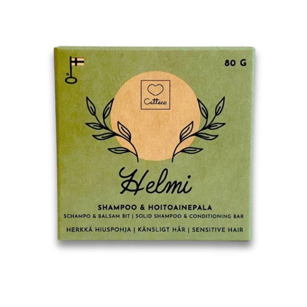 Catteco "Helmi" shampoo & hoitoainepala | All-in-one (80g)
