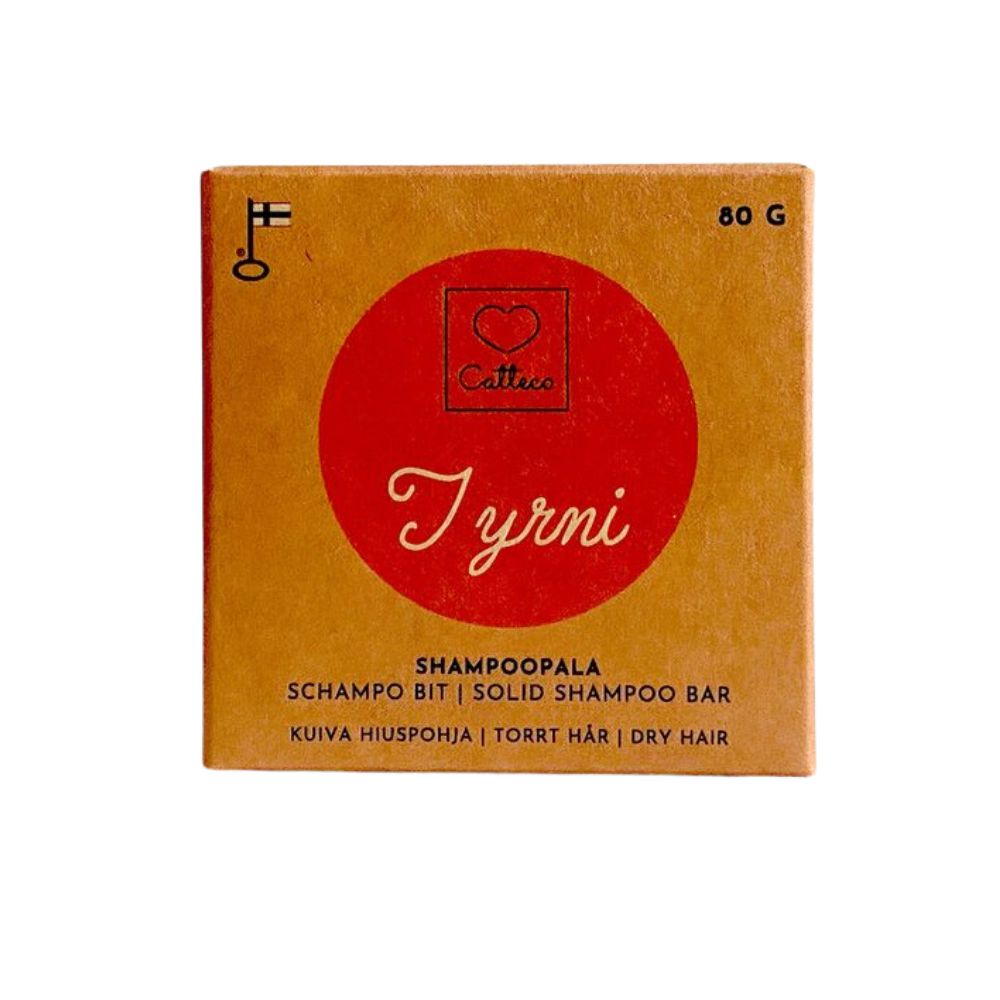 Catteco "Tyrni" shampoopala (Uusi ilme / 80g)