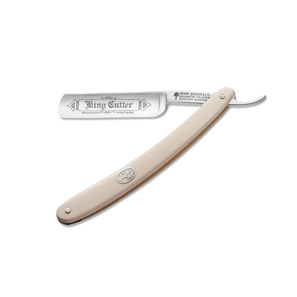 Böker white "King Cutter" 5/8" razor