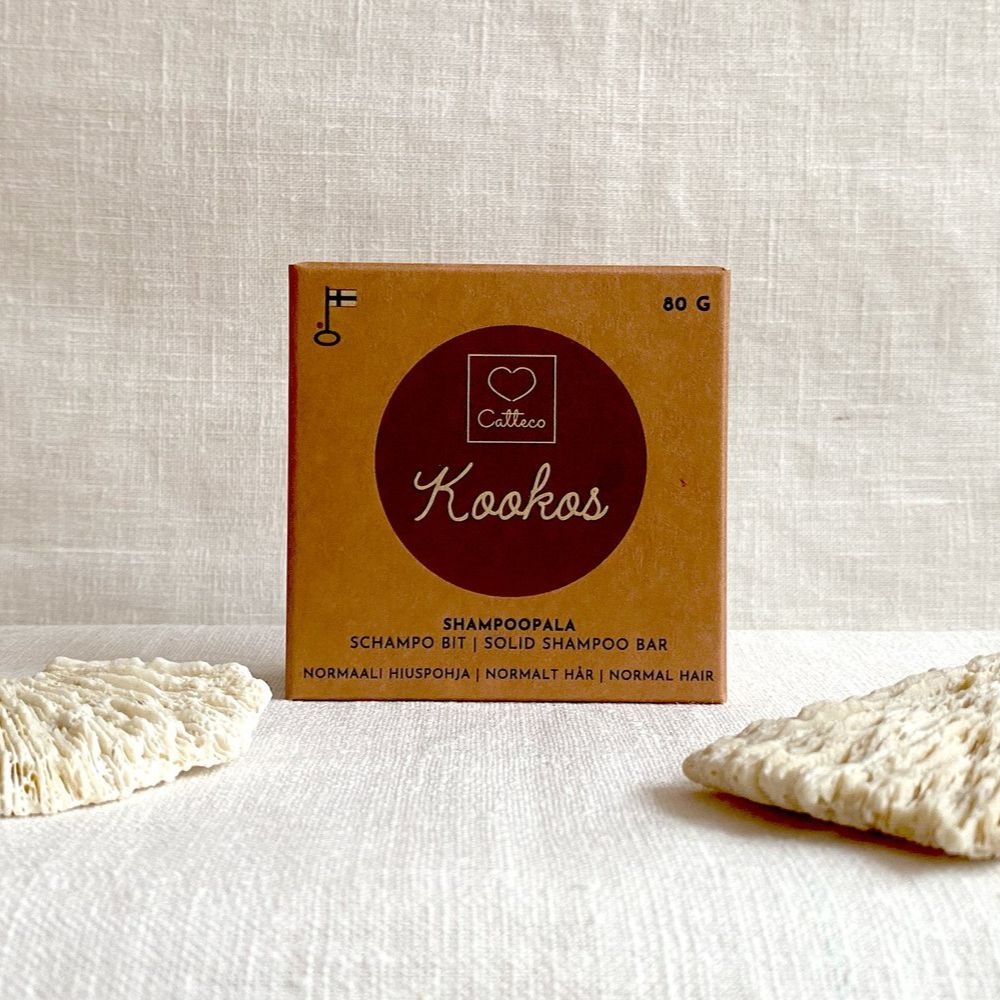 Catteco "Coconut" Shampoo Bar (80g)
