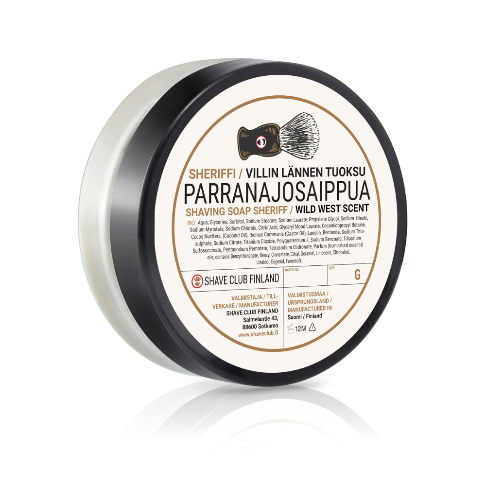 Shave Club "Sheriffi" parranajosaippua (80g)