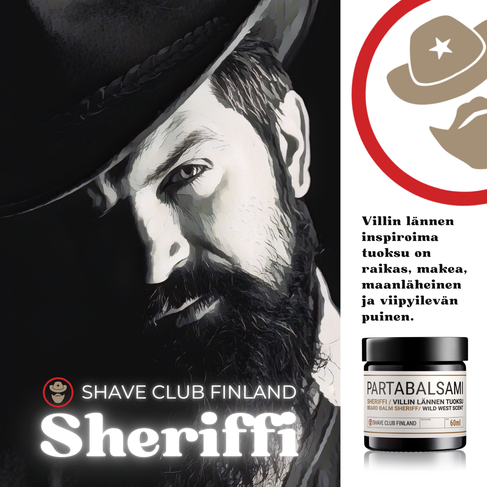 Shave Club "Sheriffi" partabalsami (60ml)