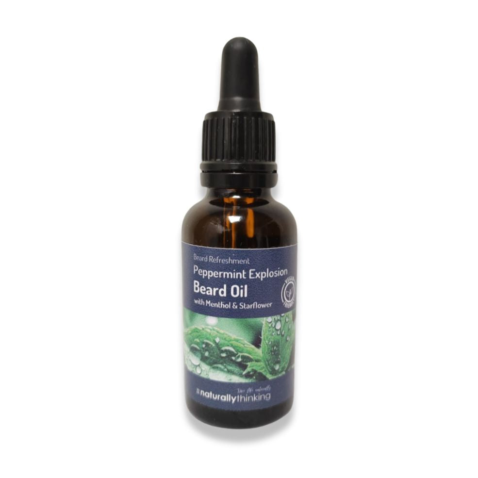 Naturally Thinking "Peppermint Explosion" beard oil (30ml)