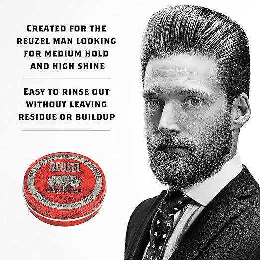 Reuzel punainen pomade (113g)