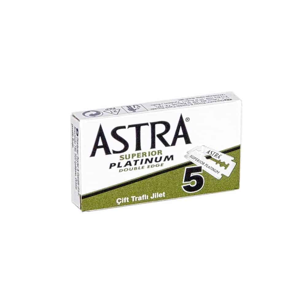 Astra "Superior Platinum" partaterät (5 kpl)